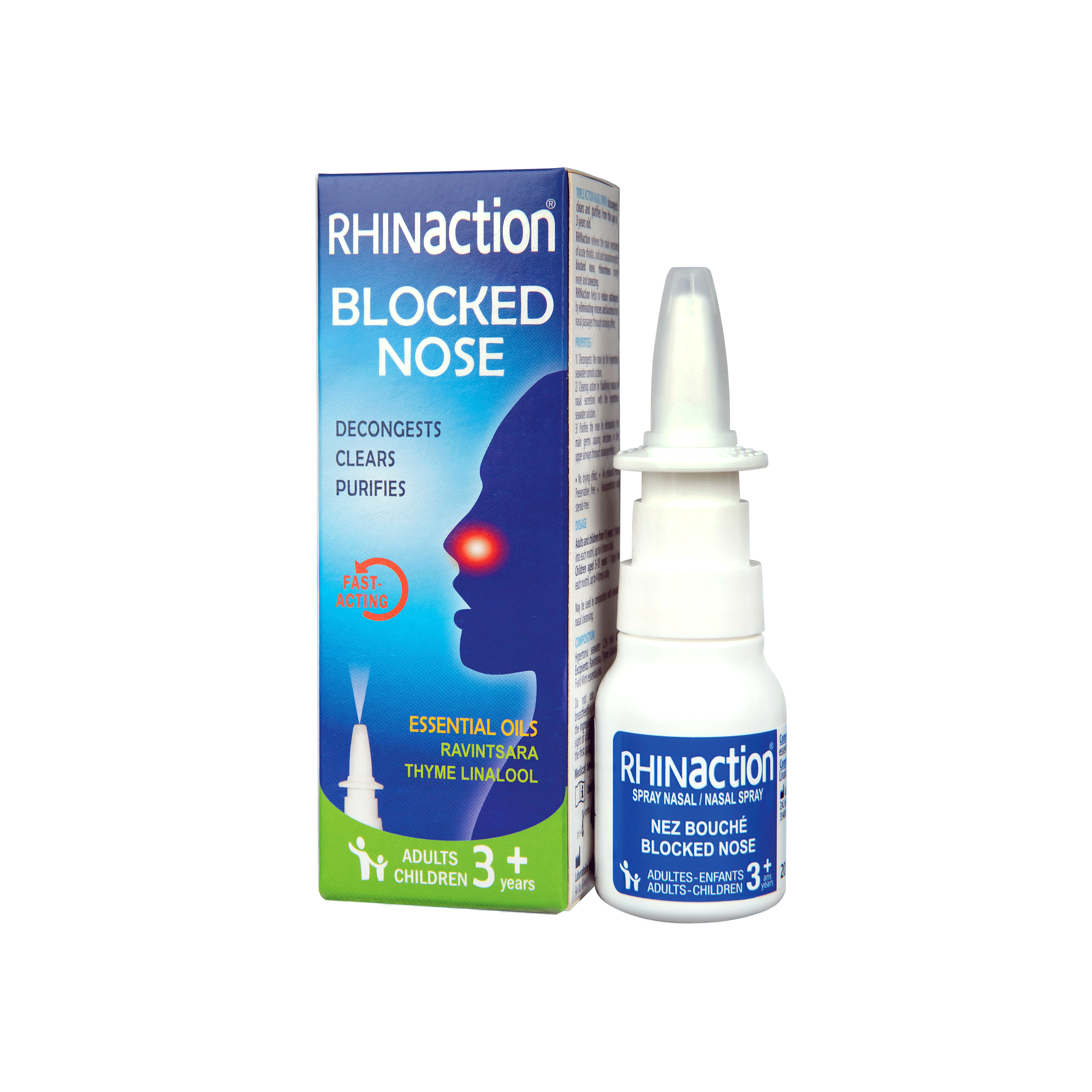 spray to unblock nose