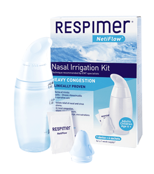 Respimer Netiflow 30 Sachets pour Irrigation Nasale - Lot de 6 : :  Hygiène et Santé